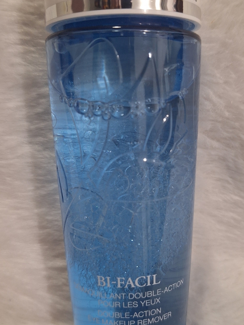 Lancome Bi-Facil Eye Makeup Remover — Clear Blue Bottle